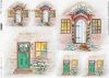 Puertas de madera con estilo, ventanas con decoraciones navideñas*stilvolle Holztüren, Fenster mit Weihnachtsschmuck*стильные деревянные двери, окна с праздничными украшениями